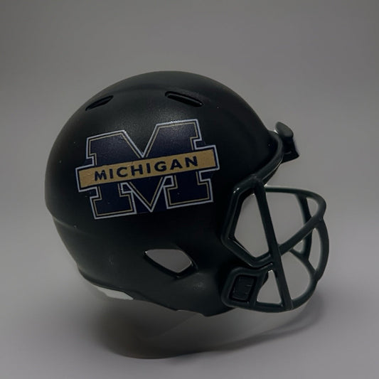 Custom Michigan Wolverines Pocket Pro Helmet