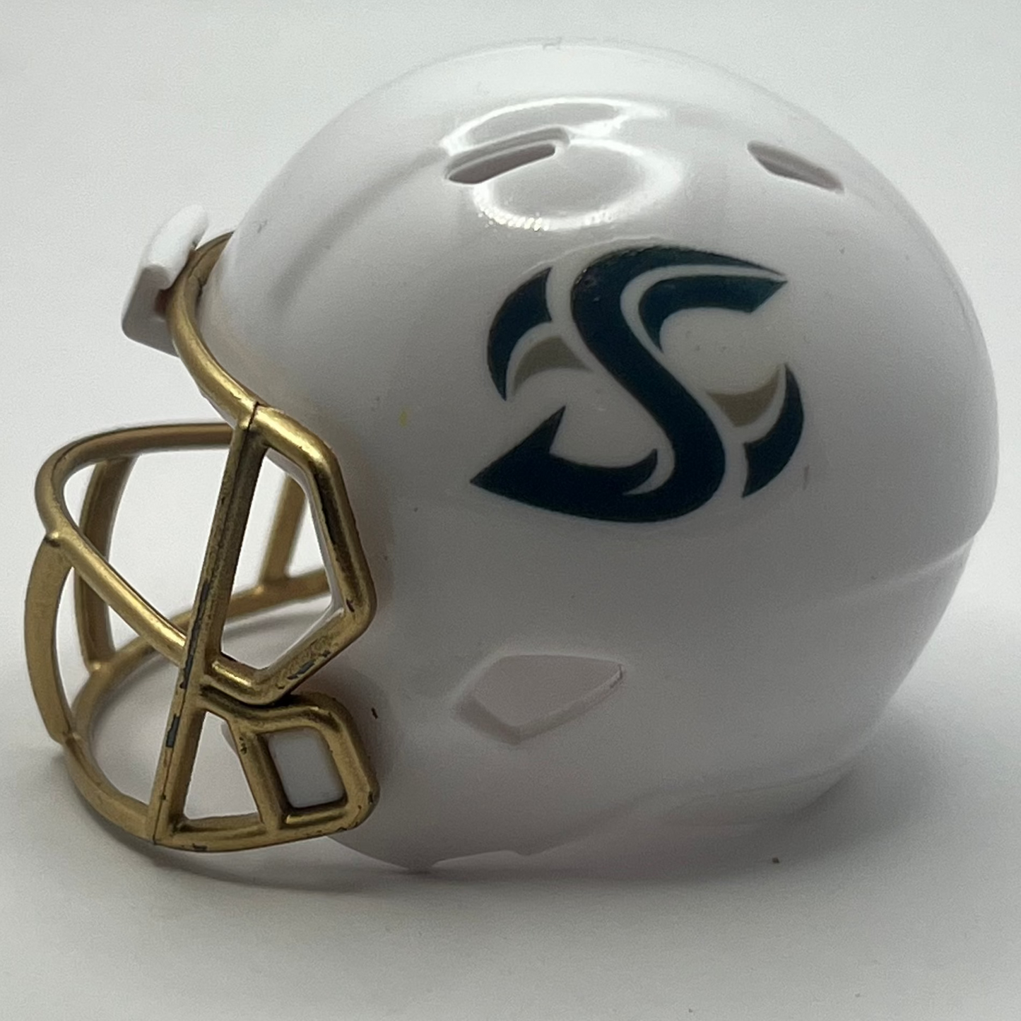 Custom Sacramento State Pocket Pro Helmet White MAC