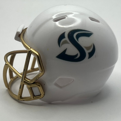 Custom Sacramento State Pocket Pro Helmet White MAC