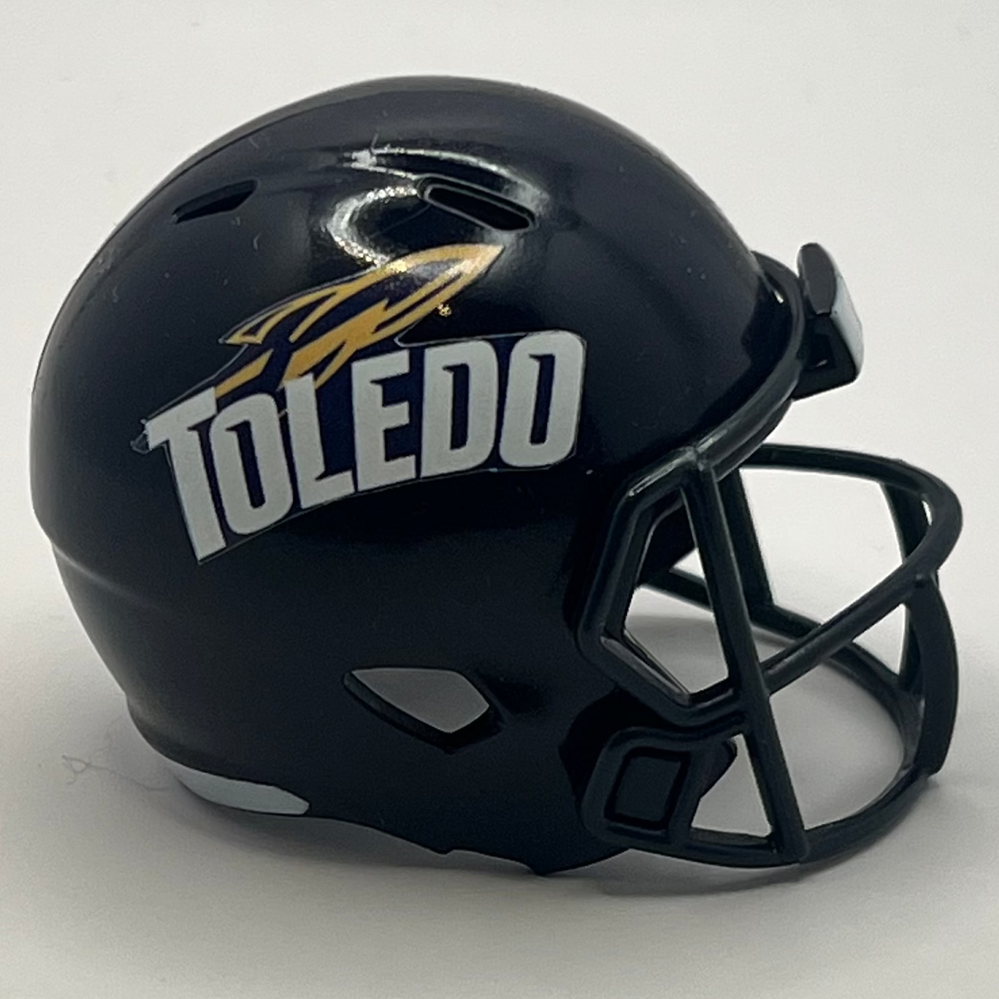 Custom Toledo Rockets Pocket Pro Helmet Navy Blue MAC