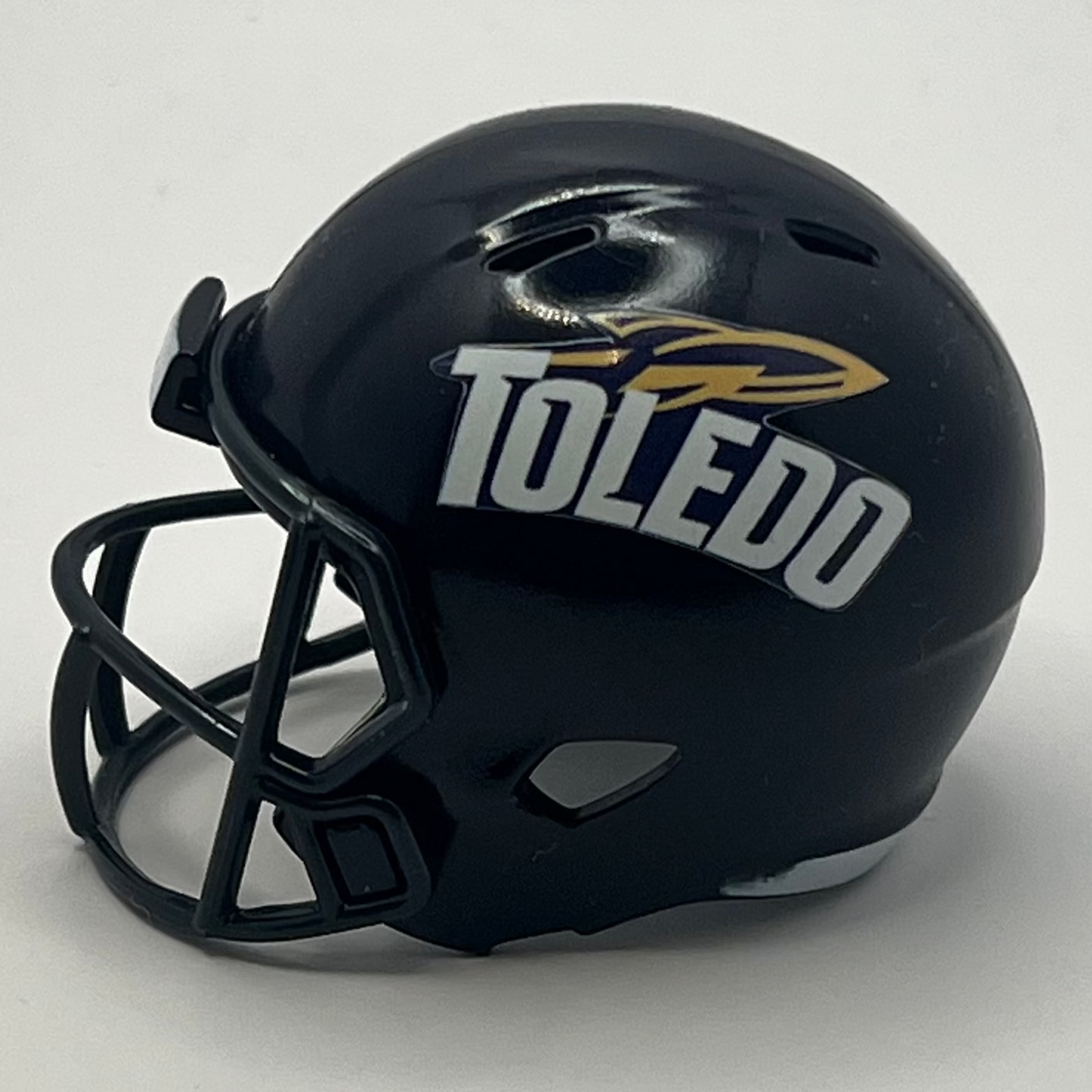 Custom Toledo Rockets Pocket Pro Helmet Navy Blue MAC