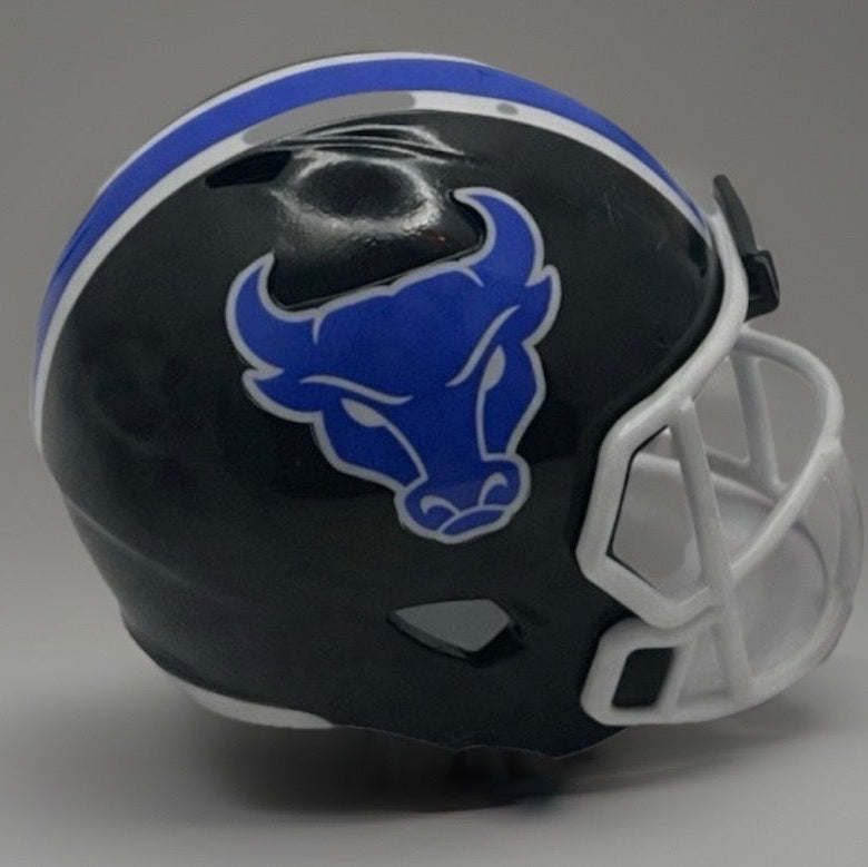 Custom Buffalo Bulls Pocket Pro Helmet Black MAC