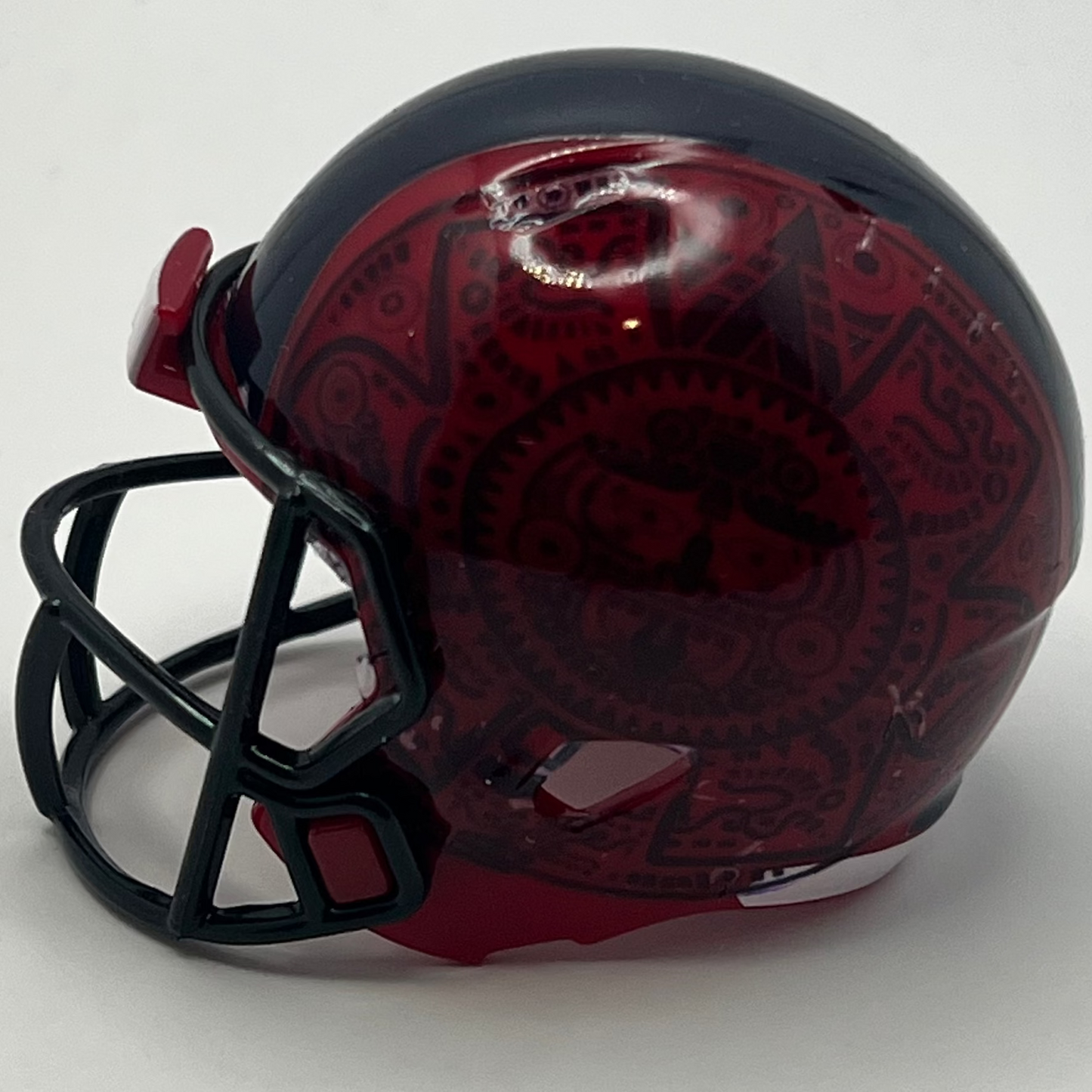 Custom San Diego State Aztecs Pocket Pro Helmet Red Pac-12