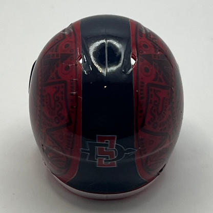 Custom San Diego State Aztecs Pocket Pro Helmet Red Pac-12