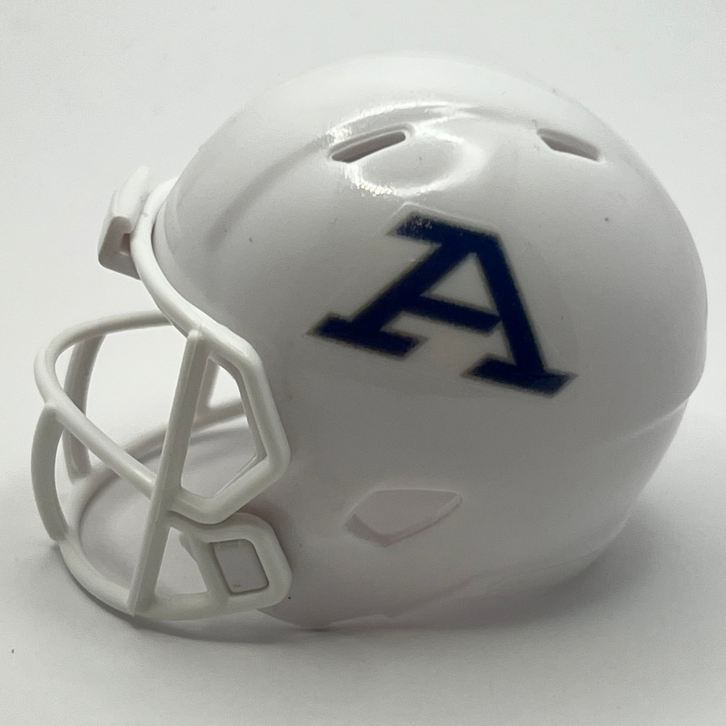 Custom Akron Zips Pocket Pro Helmet White MAC White Facemask