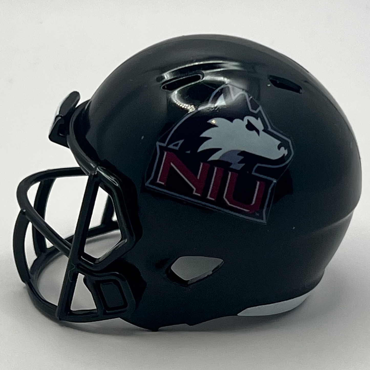 Custom NIU Huskies Pocket Pro Helmet Black Mountain West