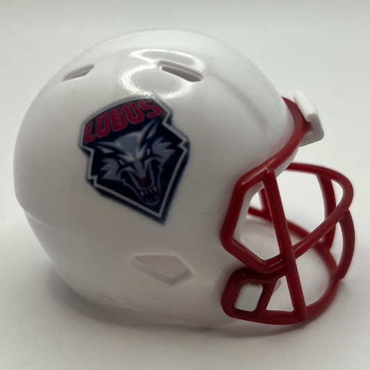 Custom New Mexico Lobos Pocket Pro Helmet White Mountain West