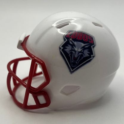 Custom New Mexico Lobos Pocket Pro Helmet White Mountain West