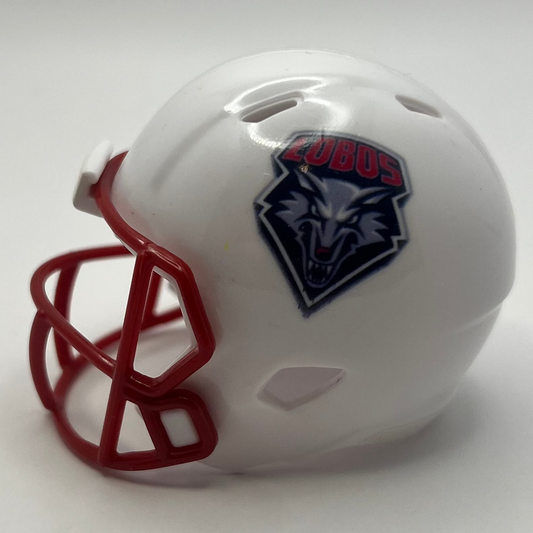 Custom New Mexico Lobos Pocket Pro Helmet White Mountain West