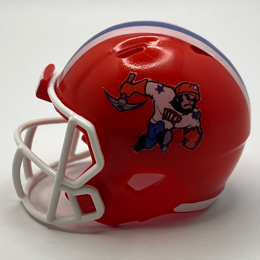 Custom UTEP Miners Pocket Pro Helmet Orange Mountain West