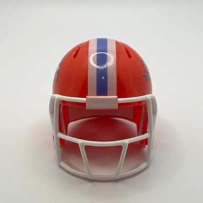 Custom UTEP Miners Pocket Pro Helmet Orange Mountain West