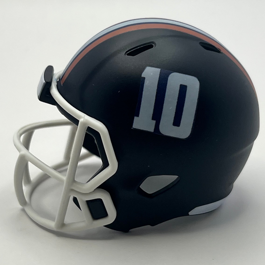 Custom UTEP Miners Pocket Pro Helmet Navy Blue Mountain West