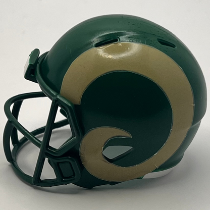 Custom Colorado State Rams Pocket Pro Helmet Dark Green Pac-12