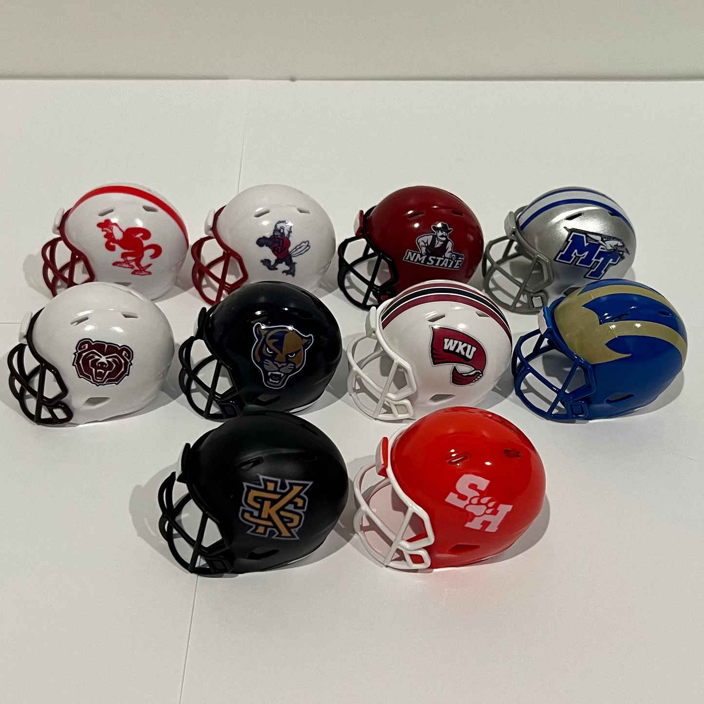 Custom Conference USA Pocket Pro Helmet Set 10 Teams 2026