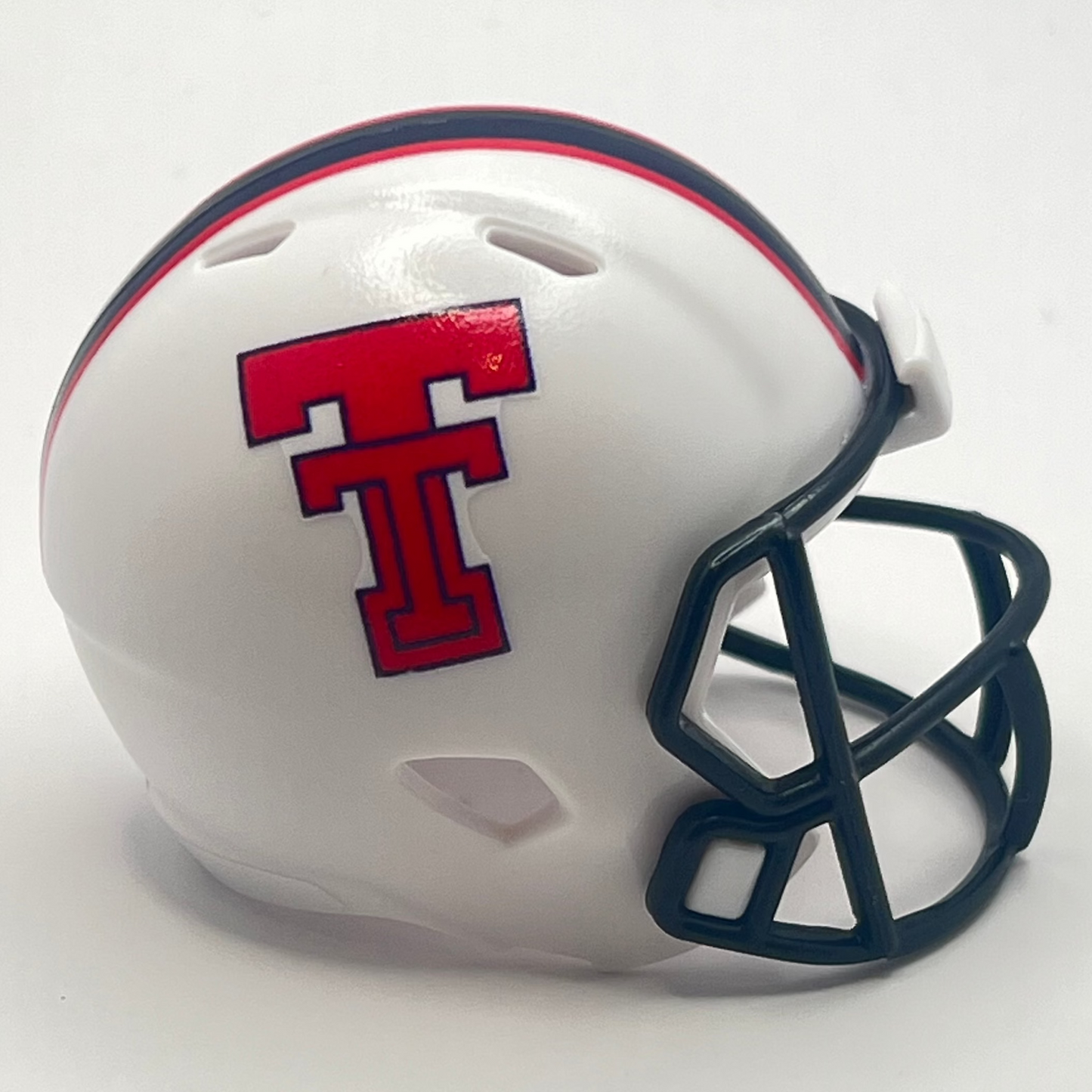 Custom Texas Tech Red Raiders Pocket Pro Helmet White Big-12