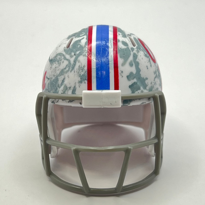 Custom Ole Miss Rebels Pocket Pro Helmet White RealTree Gray SEC