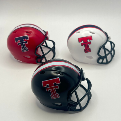 Custom Texas Tech Red Raiders Pocket Pro Helmet Set of 3 Big-12 New 2026