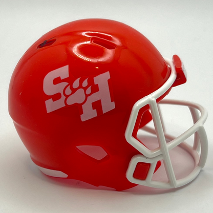 Custom Sam Houston Bearkats Pocket Pro Helmet Orange Conference USA