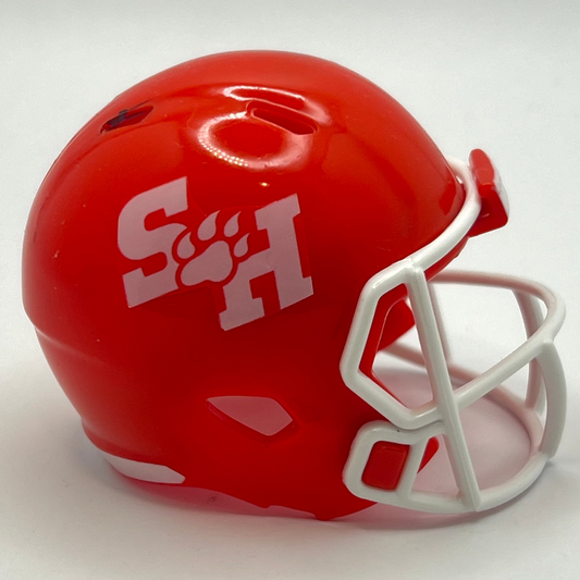 Custom Sam Houston Bearkats Pocket Pro Helmet Orange Conference USA