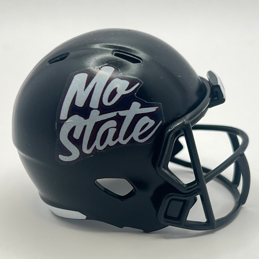 Custom Missouri State Bears Pocket Pro Helmet Black Conference USA