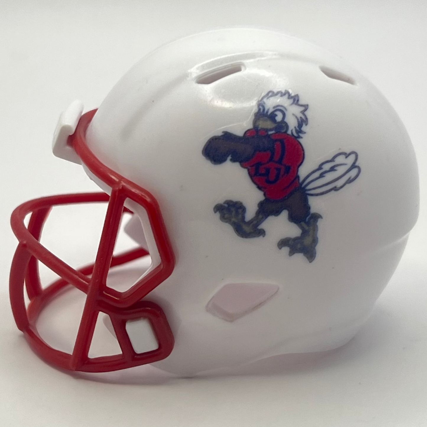 Custom Liberty Flames Pocket Pro Helmet White Conference USA