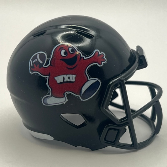 Custom Western Kentucky Hilltoppers Pocket Pro Helmet Black Conference USA
