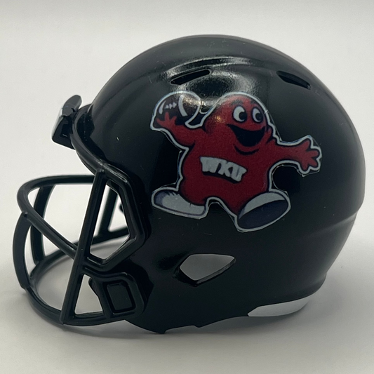 Custom Western Kentucky Hilltoppers Pocket Pro Helmet Black Conference USA