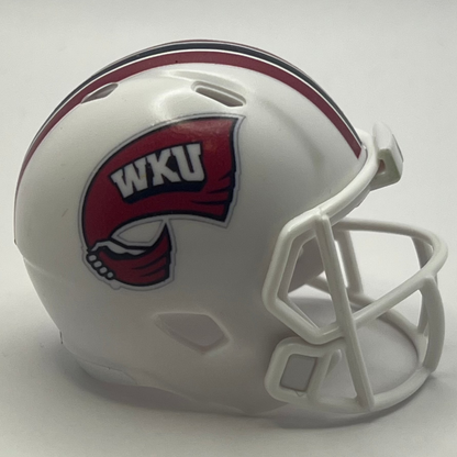 Custom Western Kentucky Hilltoppers Pocket Pro Helmet White Conference USA
