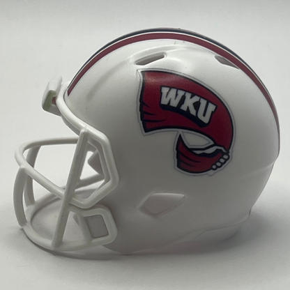 Custom Western Kentucky Hilltoppers Pocket Pro Helmet White Conference USA