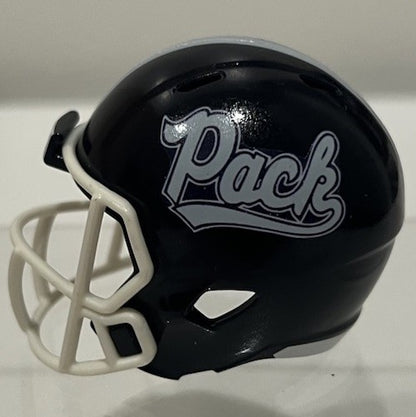 Custom Nevada Wolf Pack Pocket Pro Helmet Navy Blue Mountain West