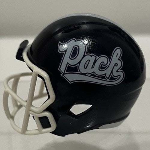 Custom Nevada Wolf Pack Pocket Pro Helmet Navy Blue Mountain West