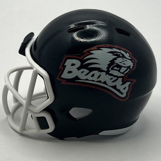 Custom Oregon State Beavers Pocket Pro Helmet Black Pac-12