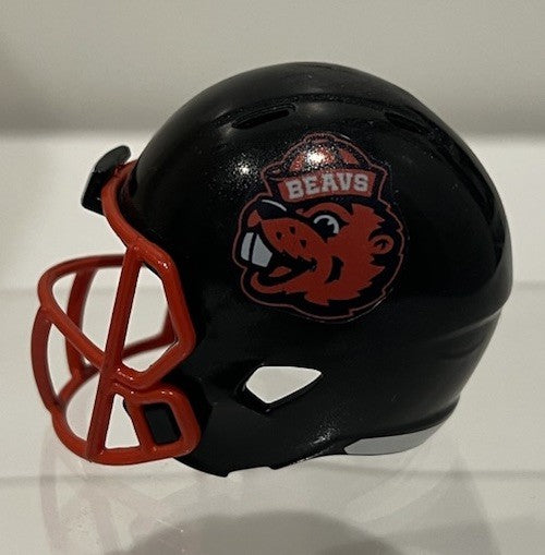 Custom Oregon State Beavers Pocket Pro Helmet Black Pac-12