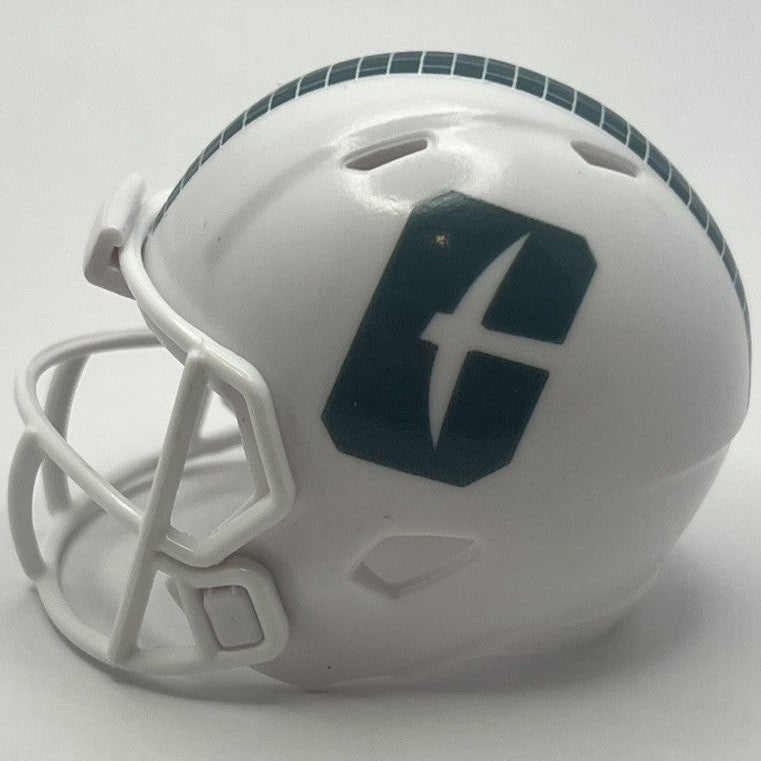 Custom Charlotte 49ers Pocket Pro Helmet White American Conference