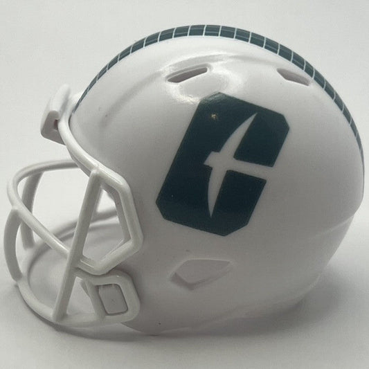 Custom Charlotte 49ers Pocket Pro Helmet White American Conference