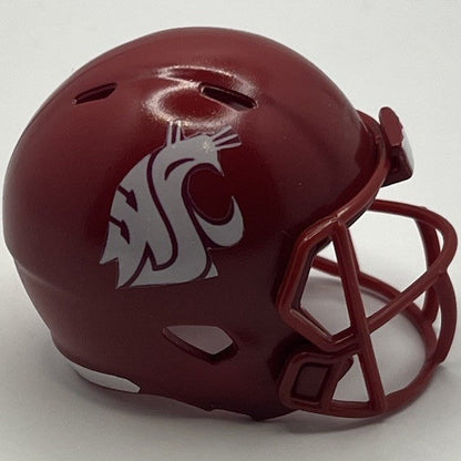 Custom Washington State Cougars Pocket Pro Helmet Maroon Pac-12