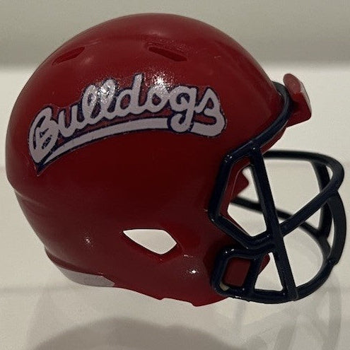 Custom Fresno State Bulldogs Pocket Pro Helmet Red Pac-12