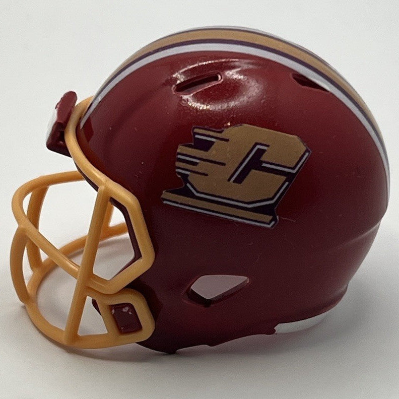 Custom Central Michigan Chippewas Pocket Pro Helmet Maroon MAC