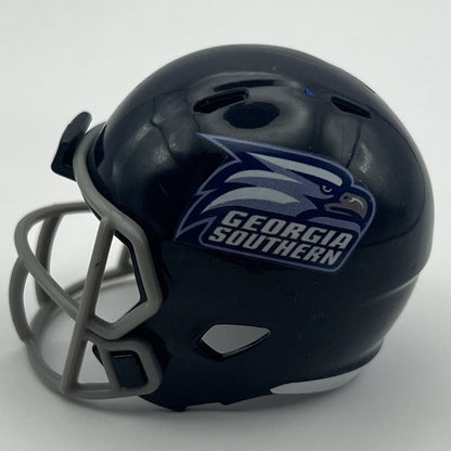 Custom Georgia Southern Eagles Pocket Pro Helmet Navy Blue Sun Belt