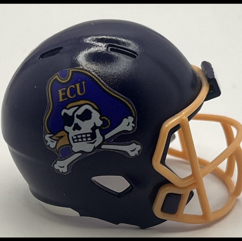 Custom ECU Pirates Pocket Pro Helmet Purple American Conference