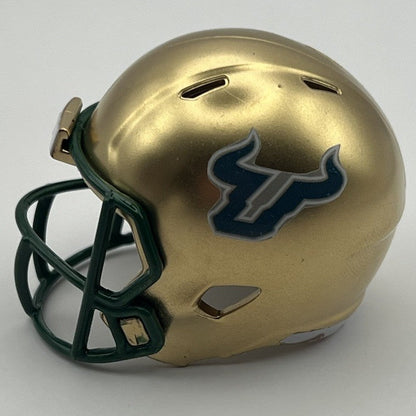 Custom USF Bulls Pocket Pro Helmet Gold American Conference