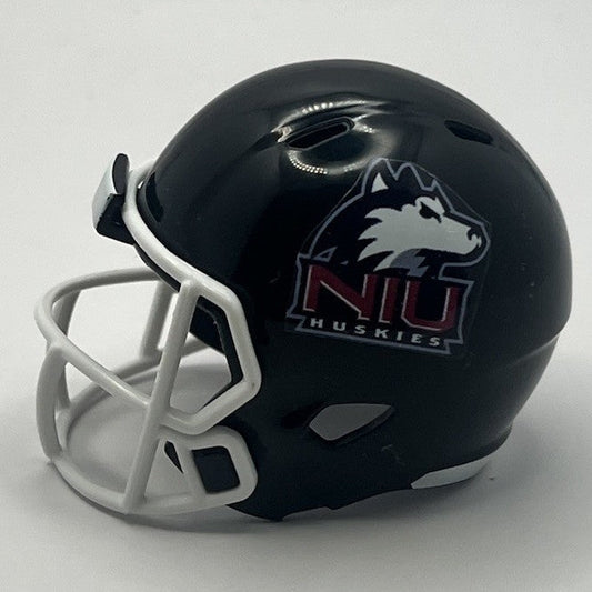 Custom NIU Huskies Pocket Pro Helmet Black Mountain West