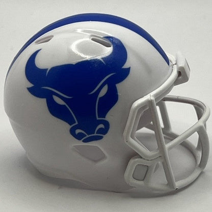 Custom Buffalo Bulls Pocket Pro Helmet White MAC