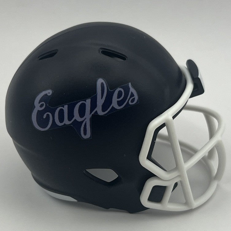 Custom Georgia Southern Eagles Pocket Pro Helmet Navy Blue Sun Belt
