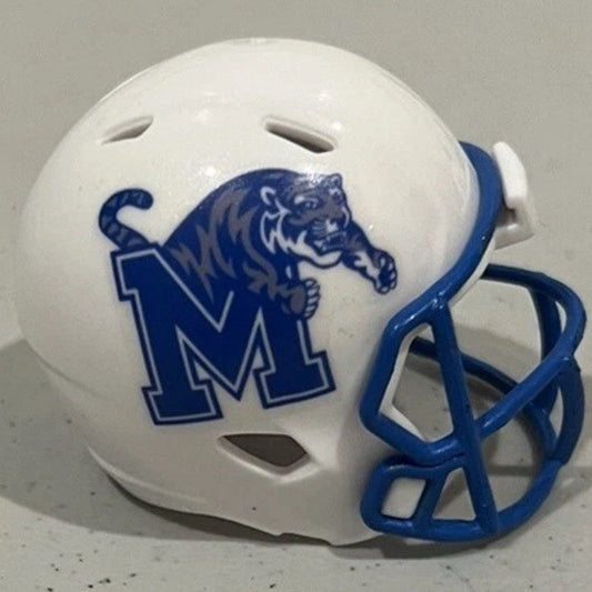Custom Memphis Tigers Pocket Pro Helmet White American Conference