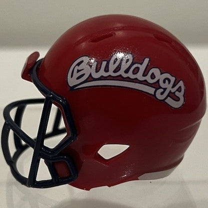 Custom Fresno State Bulldogs Pocket Pro Helmet Red Pac-12