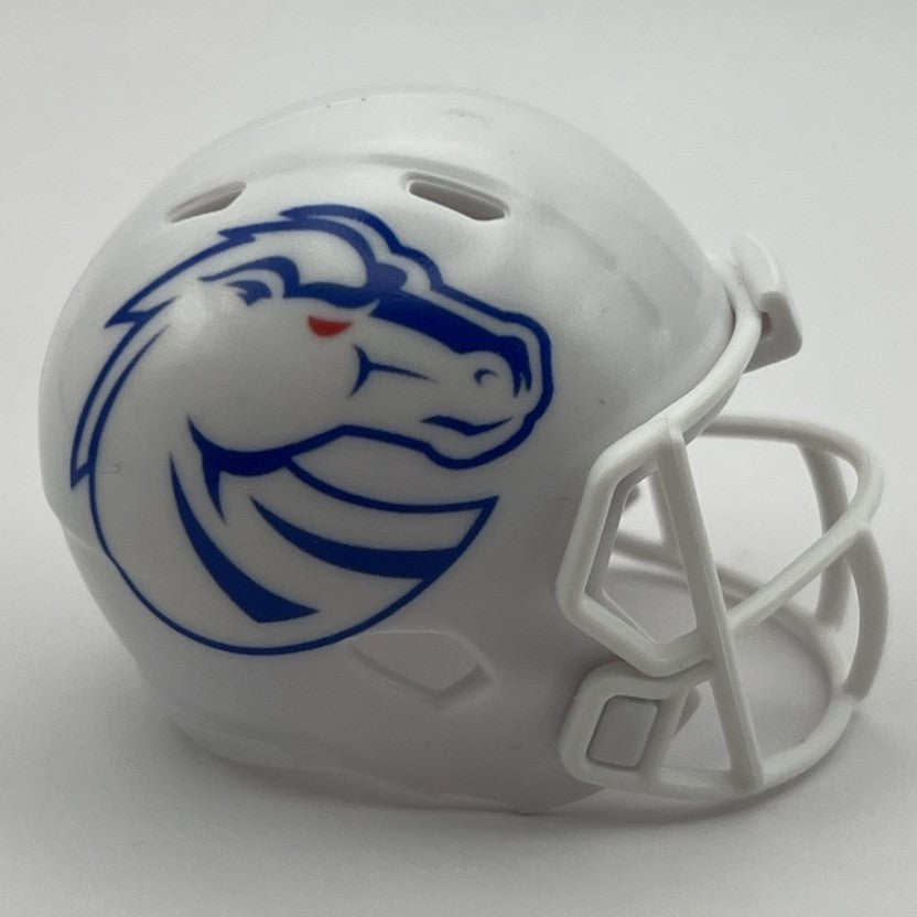 Custom Boise State Broncos Pocket Pro Helmet White Pac-12