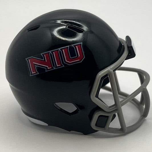 Custom NIU Huskies Pocket Pro Helmet Black Mountain West