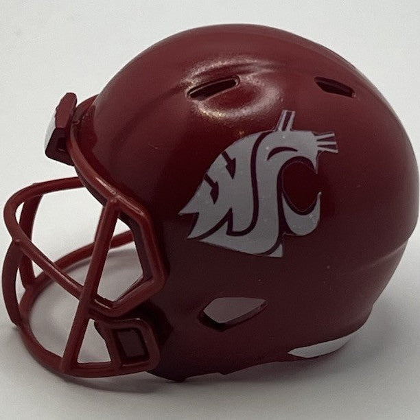Custom Washington State Cougars Pocket Pro Helmet Maroon Pac-12