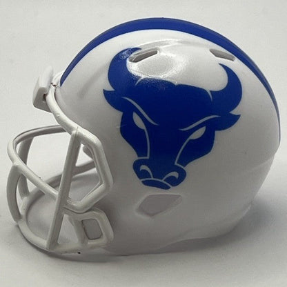 Custom Buffalo Bulls Pocket Pro Helmet White MAC